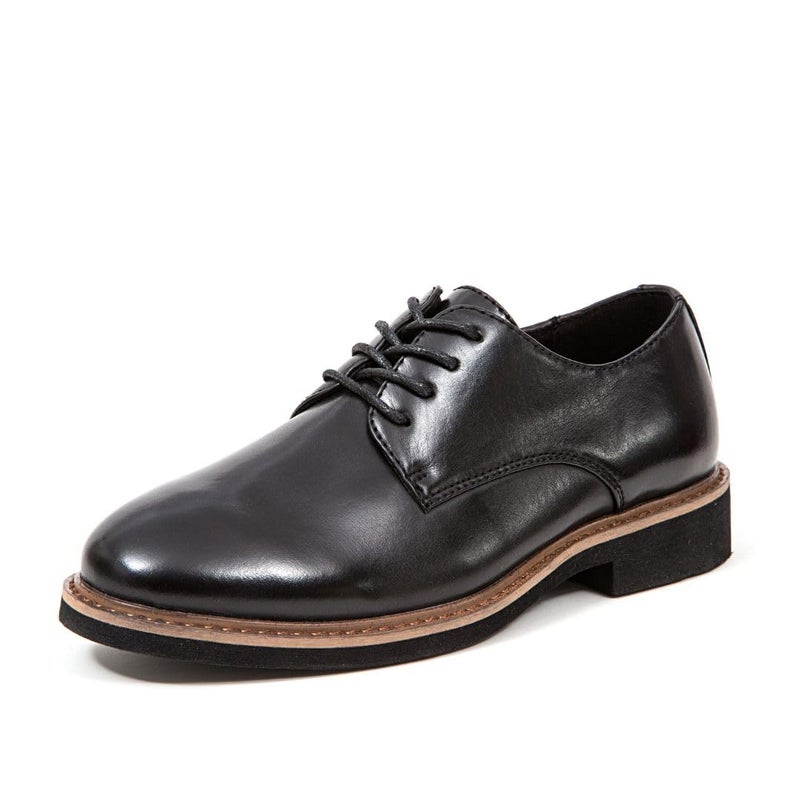 Deer Stags Boy's Denny Oxford, Black, 5 Medium US Big Kid - Image 1